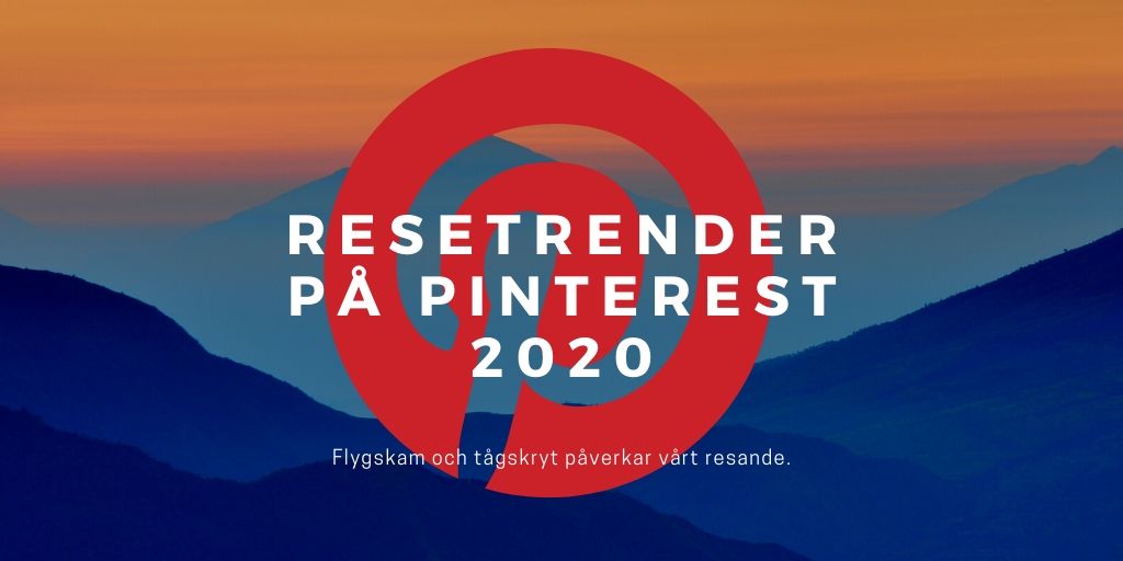 Resetrender på Pinterest 2020